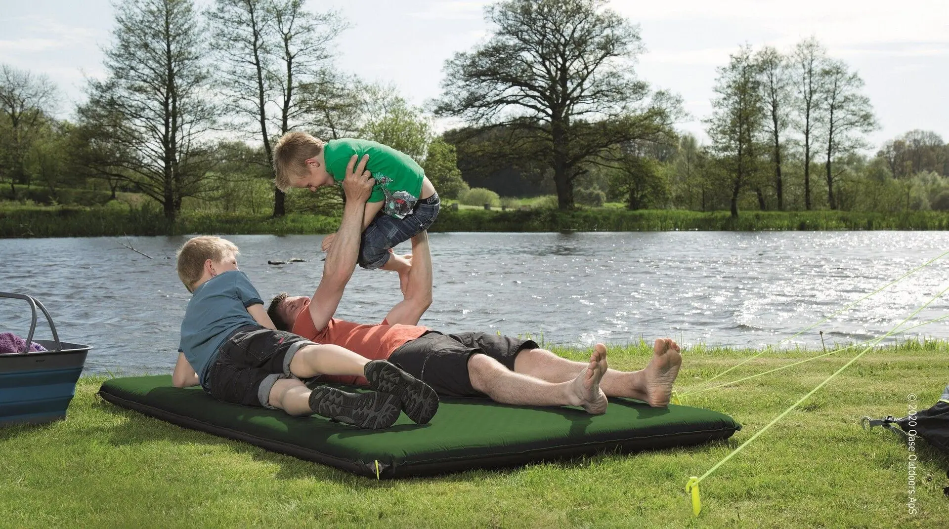 Covoras autogonflabil Outwell Dreamcatcher Single XXL (Green)