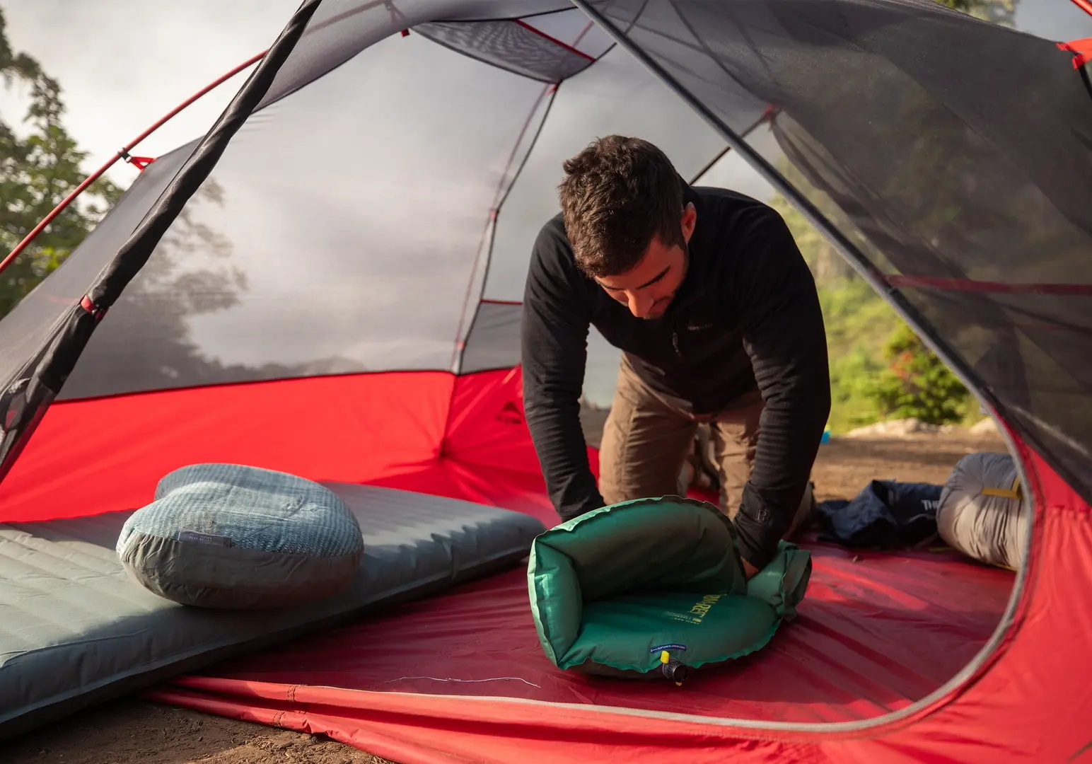 Самонадувающийся коврик Therm-A-Rest Trail Pro R (Pine)