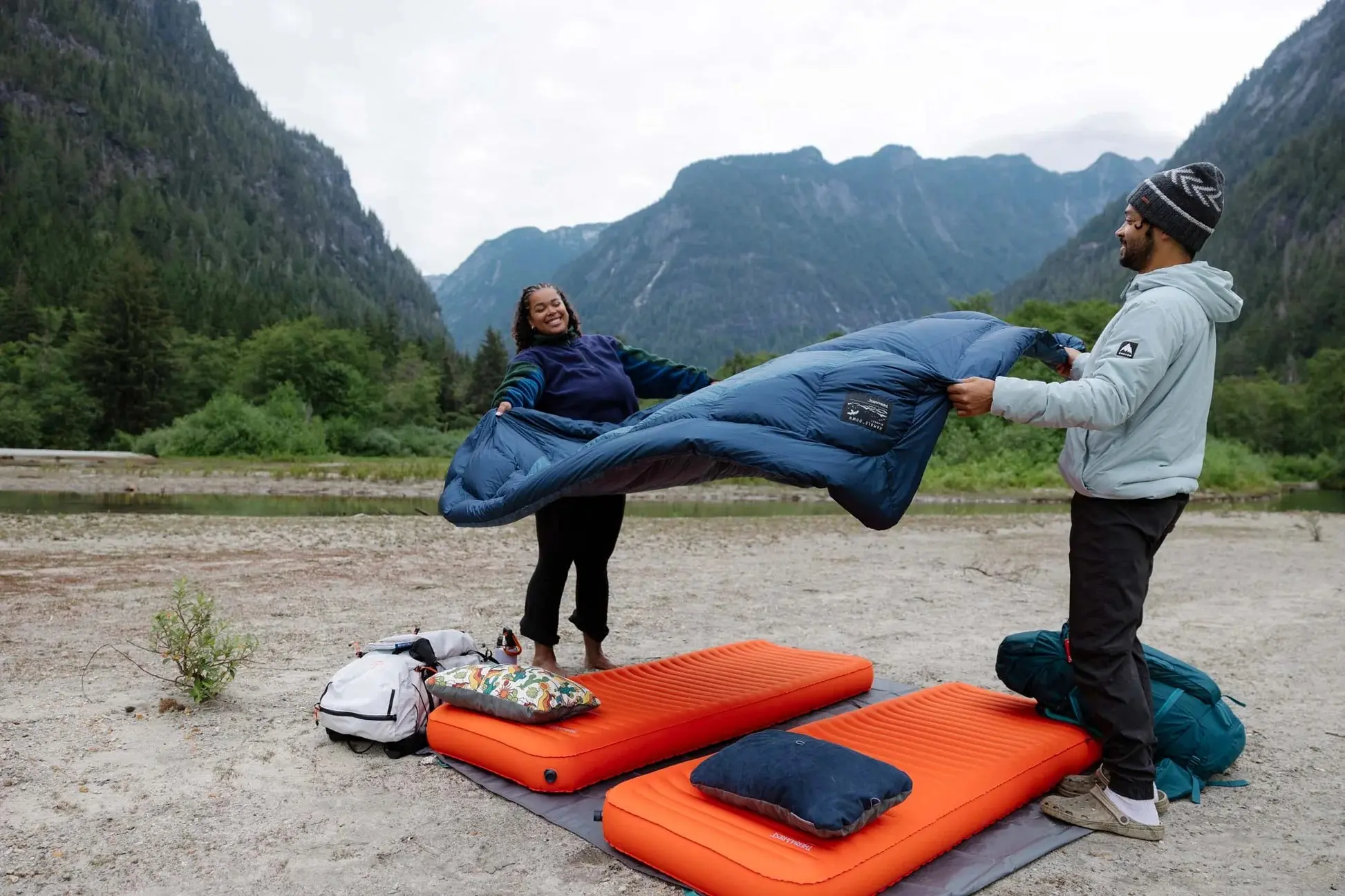 Perna de calatorie Therm-a-Rest Cinch S (Woodland) - 5