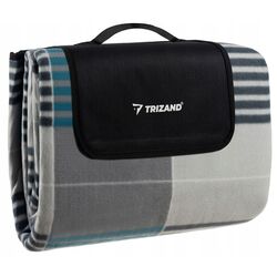 Patura pentru picnic Trizand 21077 200x200cm (Grey/Blue)