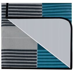 Patura pentru picnic Trizand 21077 200x200cm (Grey/Blue) Thumb