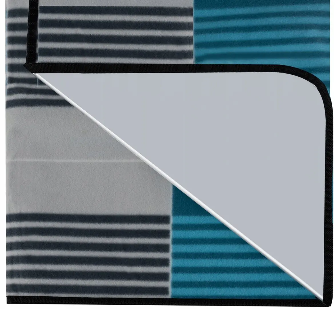 Patura pentru picnic Trizand 21077 200x200cm (Grey/Blue)