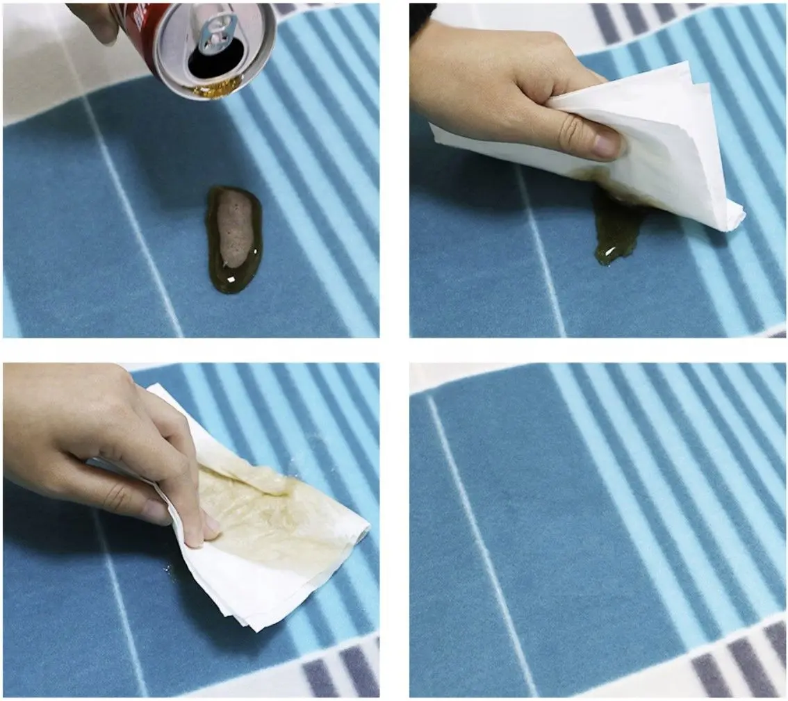 Patura pentru picnic Trizand 21077 200x200cm (Grey/Blue)