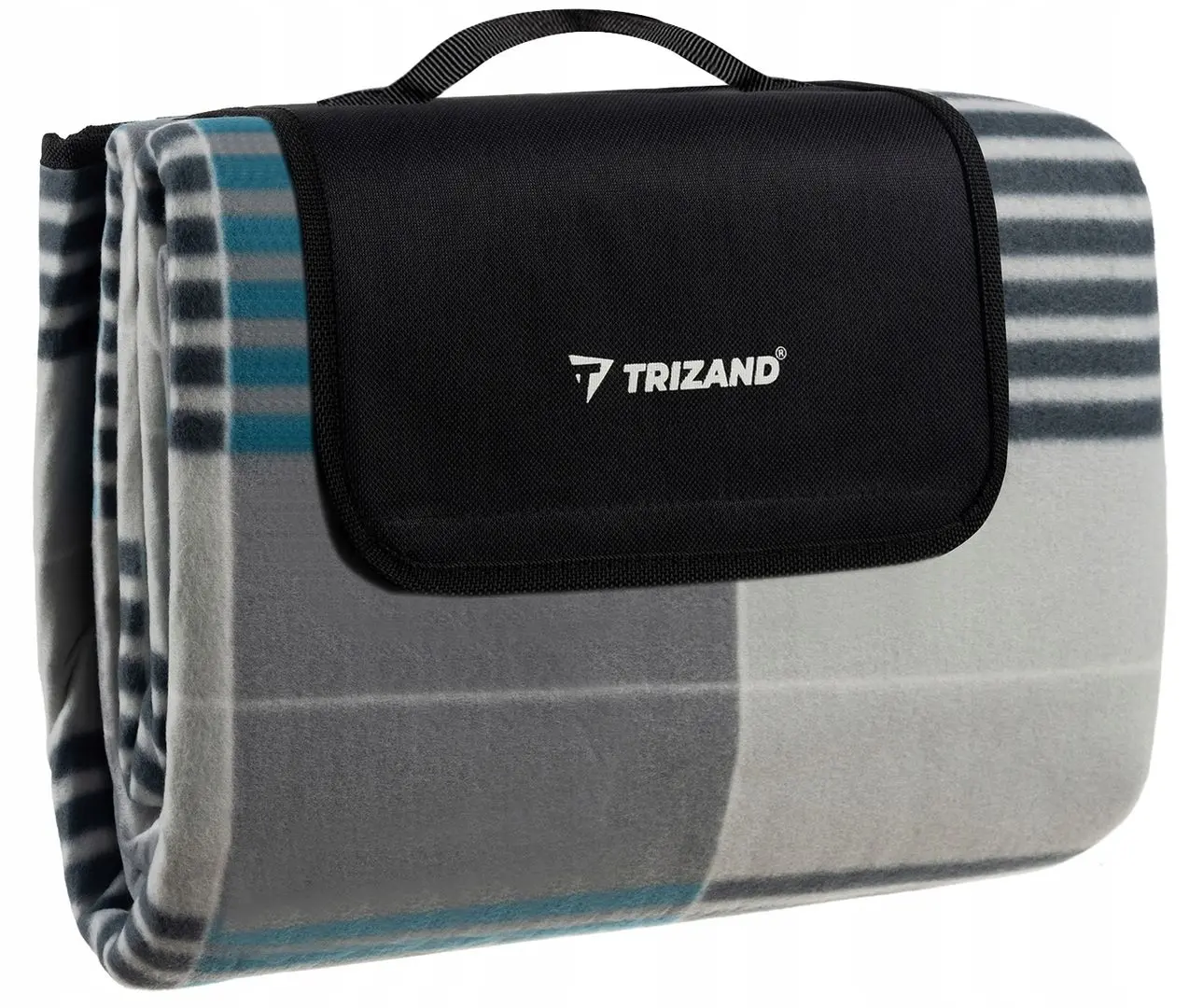 Patura pentru picnic Trizand 21077 200x200cm (Grey/Blue)