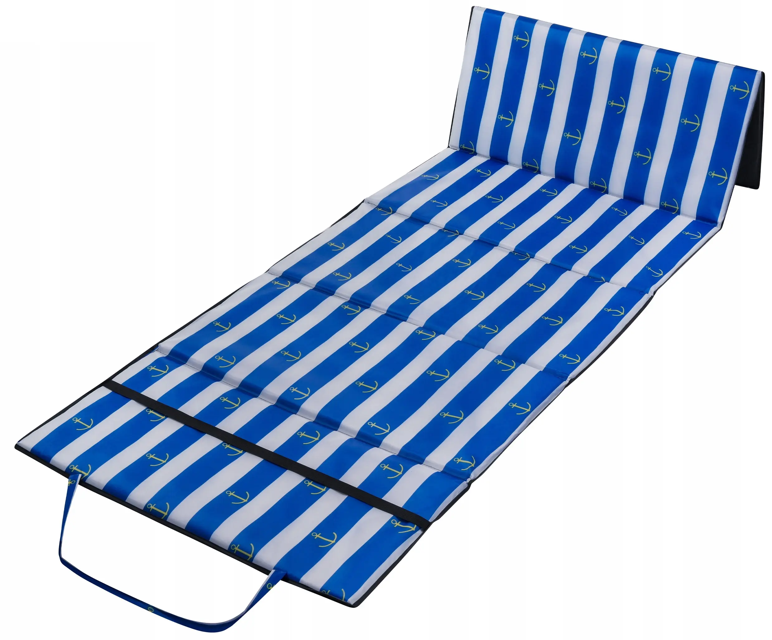 Складной пляжный коврик Trizand 27665 (Blue/White) - 2
