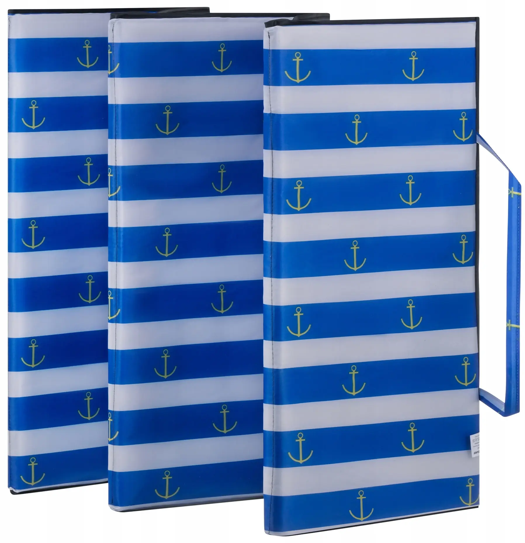 Складной пляжный коврик Trizand 27665 (Blue/White) - 3