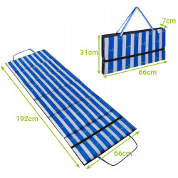 Складной пляжный коврик Trizand 27665 (Blue/White) Thumb