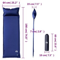 Надувной коврик VidaXL 4007137 (Bleumarin) Thumb