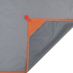 Одеяло для пикника VidaXL 4004202 205x155cm (Grey/Orange) Thumb