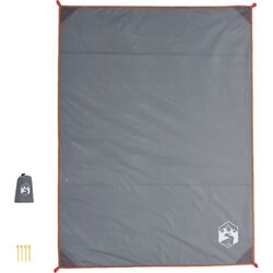 Одеяло для пикника VidaXL 4004202 205x155cm (Grey/Orange) Thumb