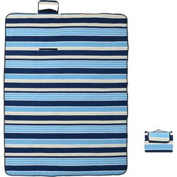 Patura pentru picnic VidaXL 4004206 200x150cm (Blue/White) Thumb