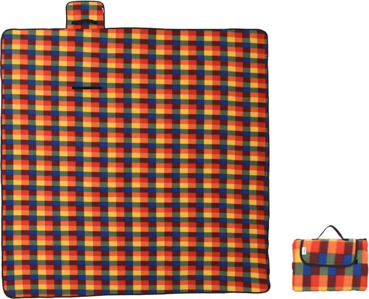 Одеяло для пикника VidaXL 4004209 200x200cm (Multicolor)