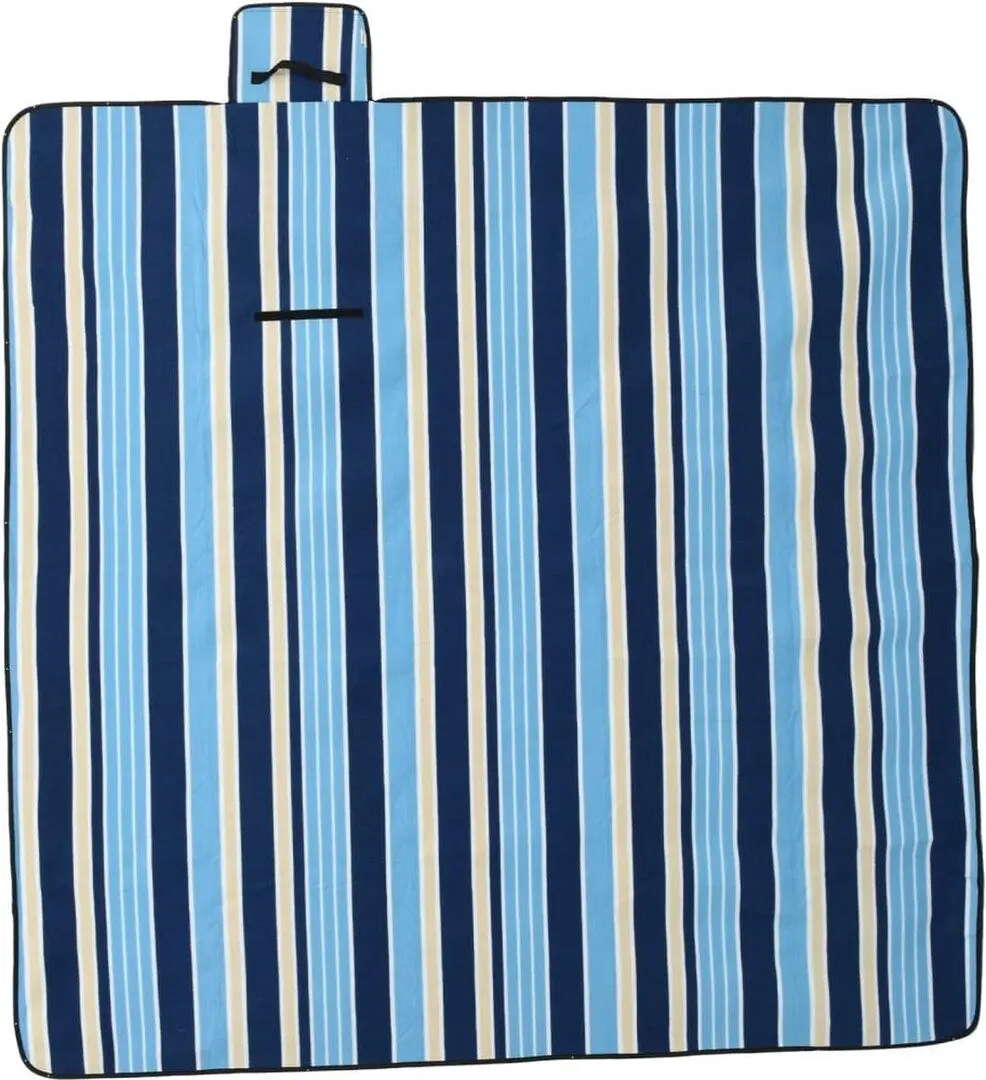 Одеяло для пикника VidaXL 4004211 200x200cm (Blue/White)