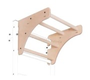 Bara de tractiuni pentru spalier suedez BenchK PB204 (Light Beech)