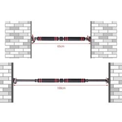 Bara de tractiuni pentru usa Costway SP37433 (Black) Thumb