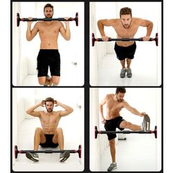 Bara de tractiuni pentru usa Gotel D1C (Black/Red) Thumb