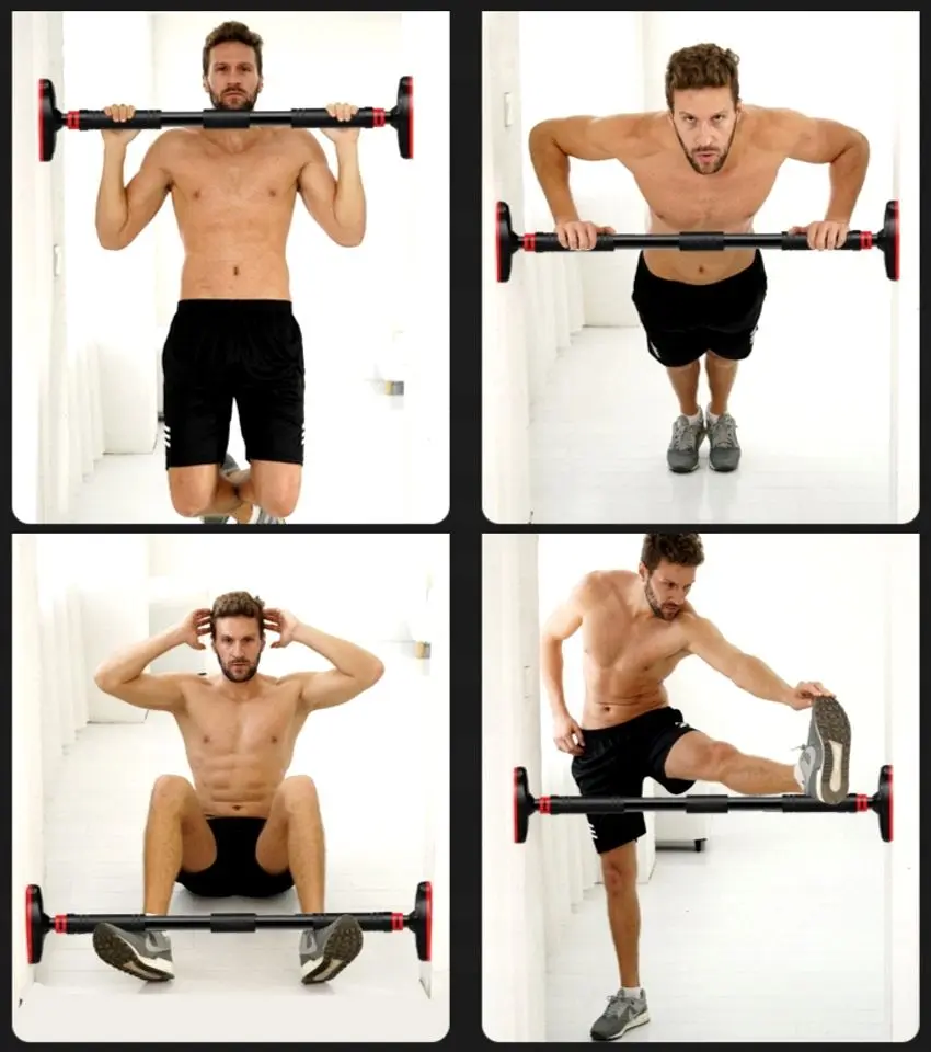 Bara de tractiuni pentru usa Gotel D1C (Black/Red)