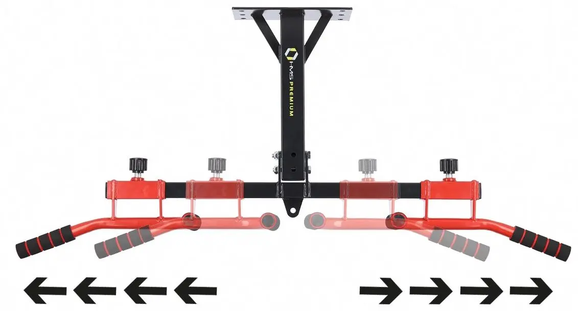 Брусья HMS Premium DD10 (Black/Red)