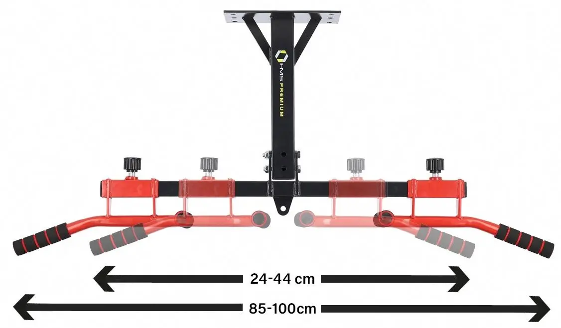 Брусья HMS Premium DD10 (Black/Red)