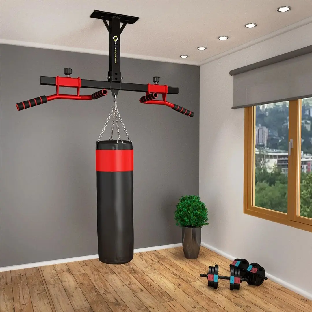 Брусья HMS Premium DD10 (Black/Red)