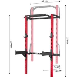 Bara tractiuni multifunctionala HMS KLT23 (Black/Red) Thumb