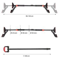 Bara tractiuni cu inele HMS DDG03 (Black) Thumb