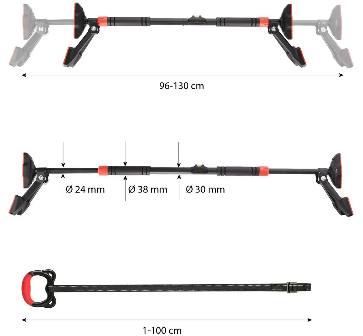 Bara tractiuni cu inele HMS DDG03 (Black)