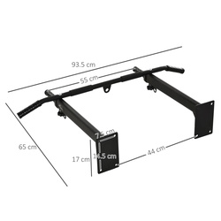 Bara tractiuni Homcom A91-089 (Black) Thumb