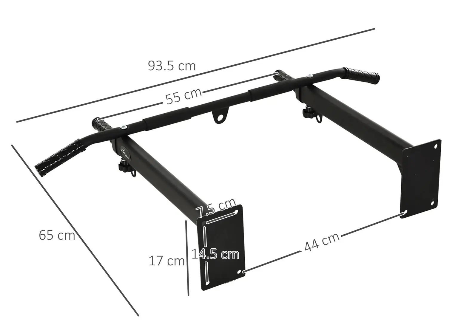Bara tractiuni Homcom A91-089 (Black)
