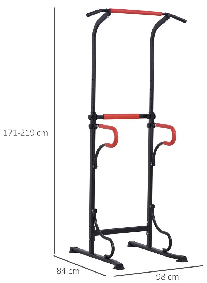 Турник Homcom A91-105 (Black/Red)