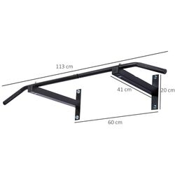 Турник настенный Homcom A91-049 (Black) Thumb