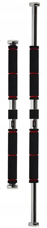 Bara de tractiuni pentru usa HMS DD02 DOOR GYM (Black/Red) - 2