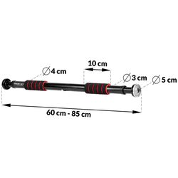 Bara de tractiuni pentru usa Neo-Sport NS-310 (Black/Red) Thumb