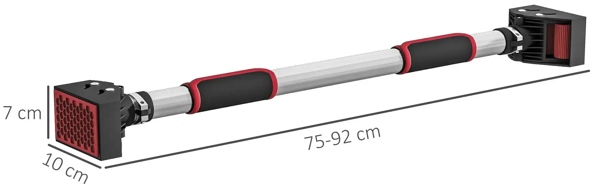 Турник дверной SportNow A91-352V00BK (Black/Red)