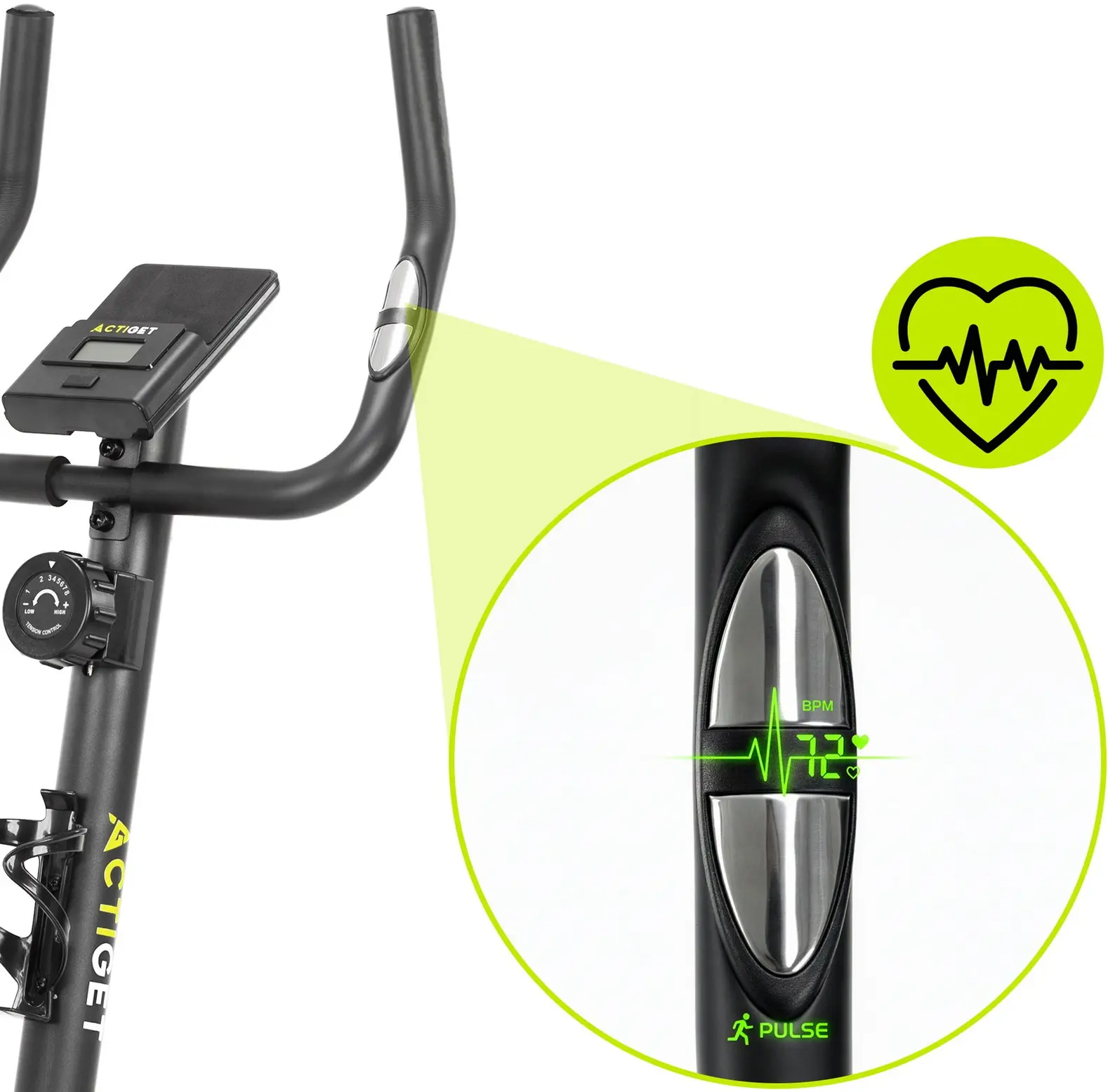 Велотренажер Actiget Bike Pro ACT0174 (Black) - 8