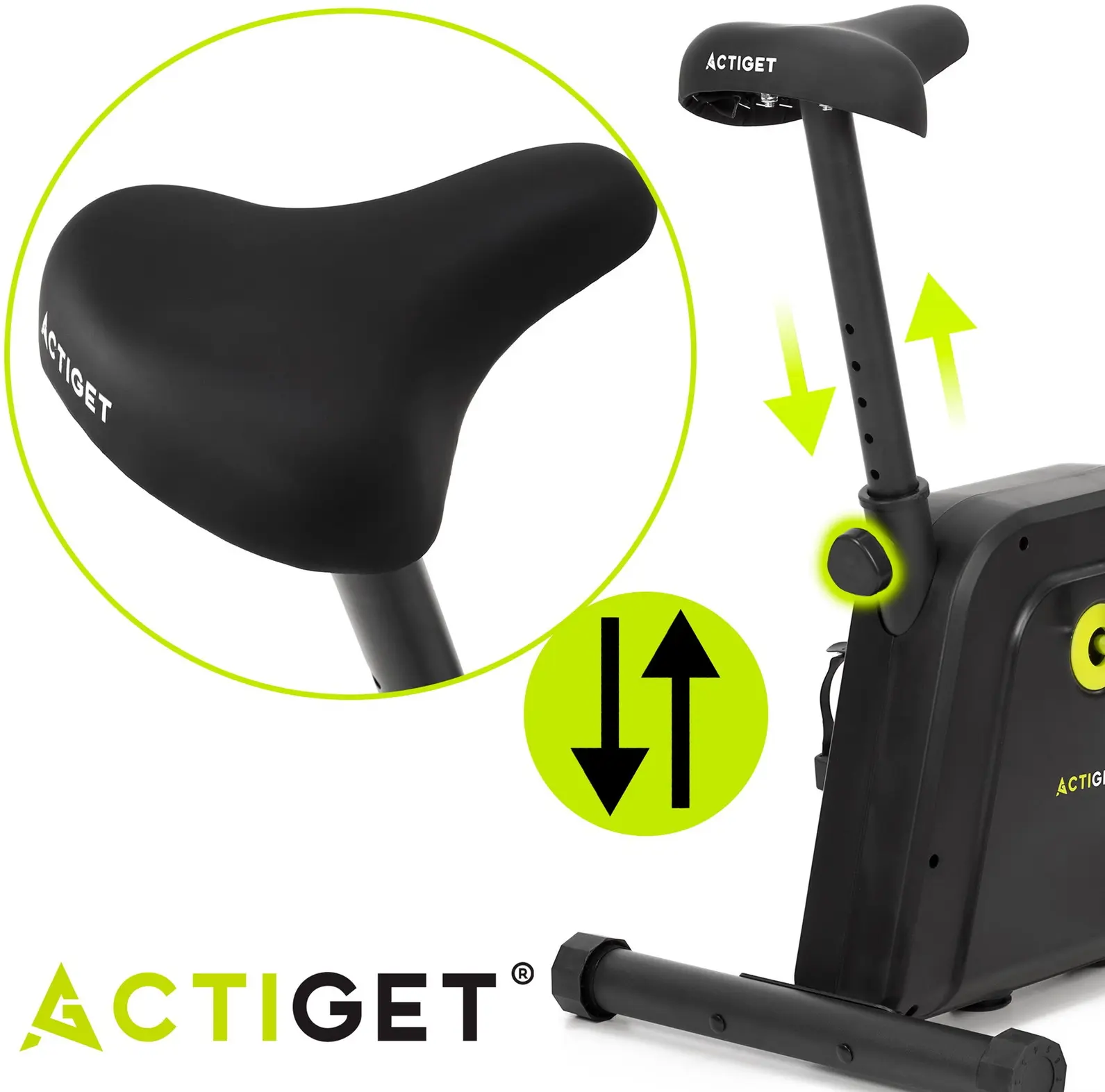 Велотренажер Actiget Bike Pro ACT0174 (Black) - 9