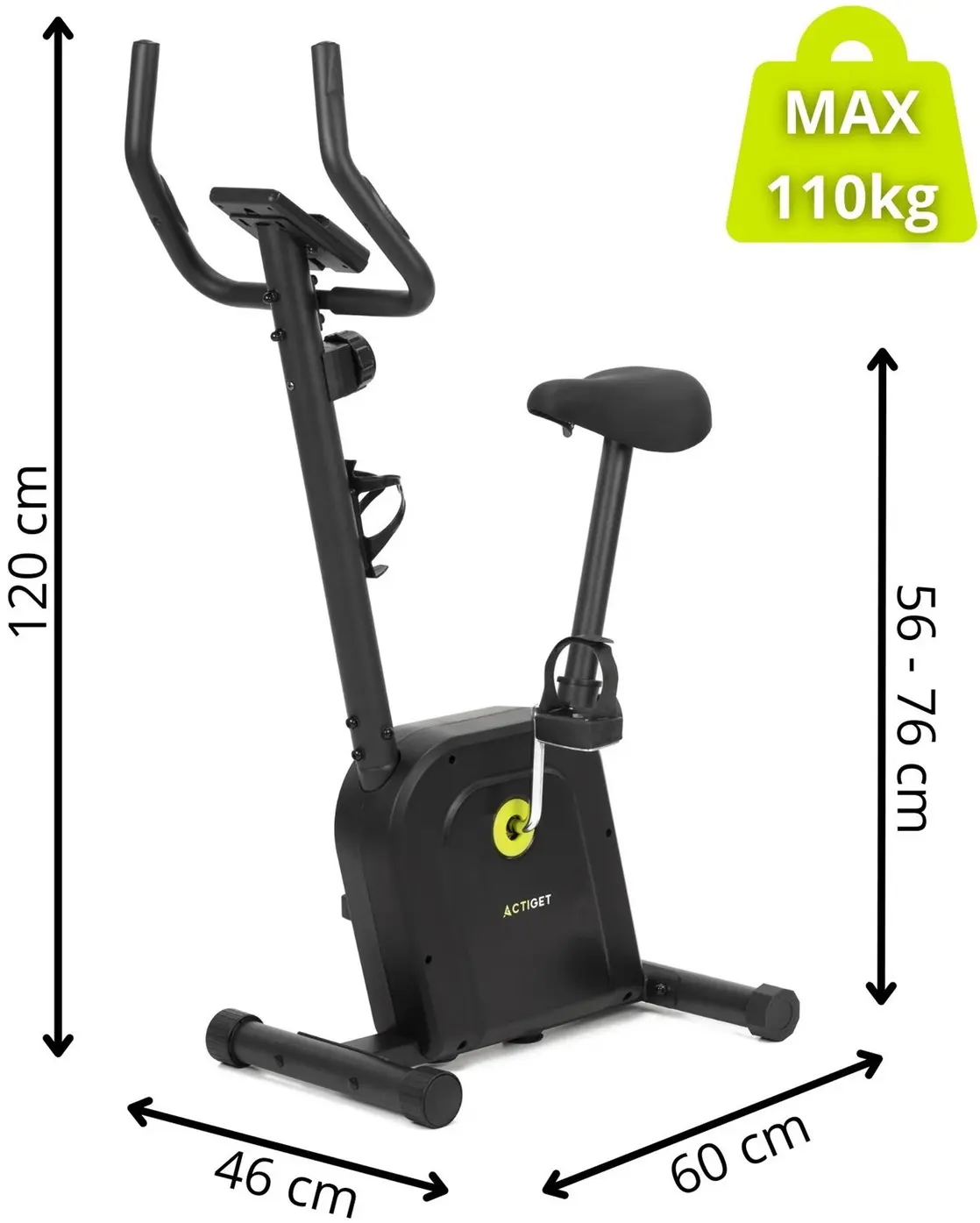 Велотренажер Actiget Bike Pro ACT0174 (Black) - 10