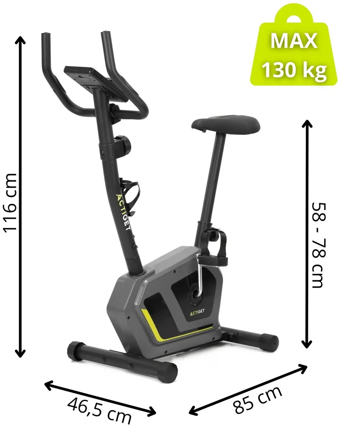 Велотренажер Actiget Bike Pro ACT0175 (Grey) - 8