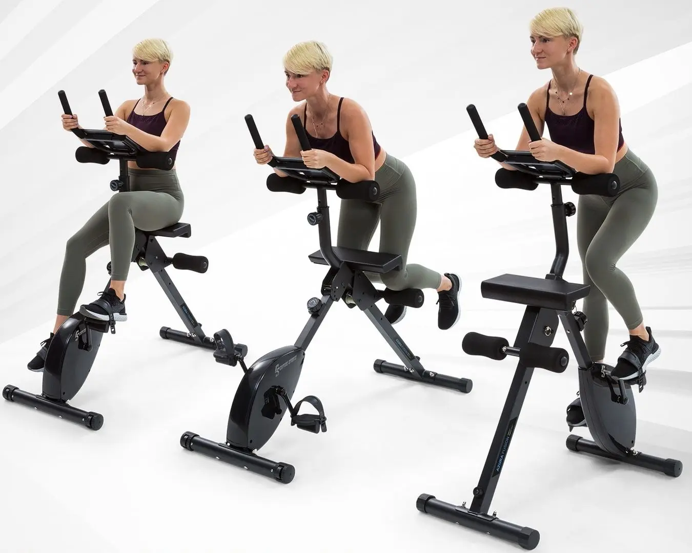 Велотренажер 3в1 Capital Sports Azura Fusion (Black) - 7