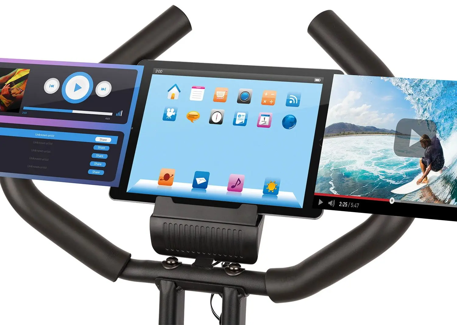 Велотренажер Capital Sports Azura Air (Black/Orange) - 4