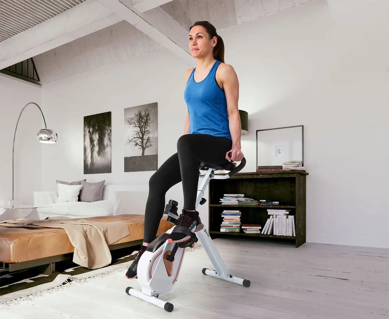 Велотренажер Capital Sports Azura Desk Bike (White) - 2