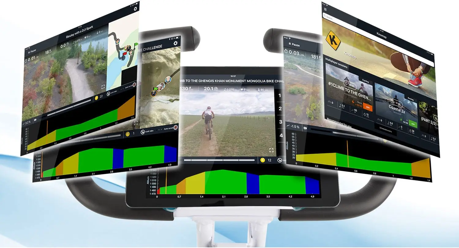 Bicicleta fitnes Capital Sports Azura M3 Pro (White) - 4