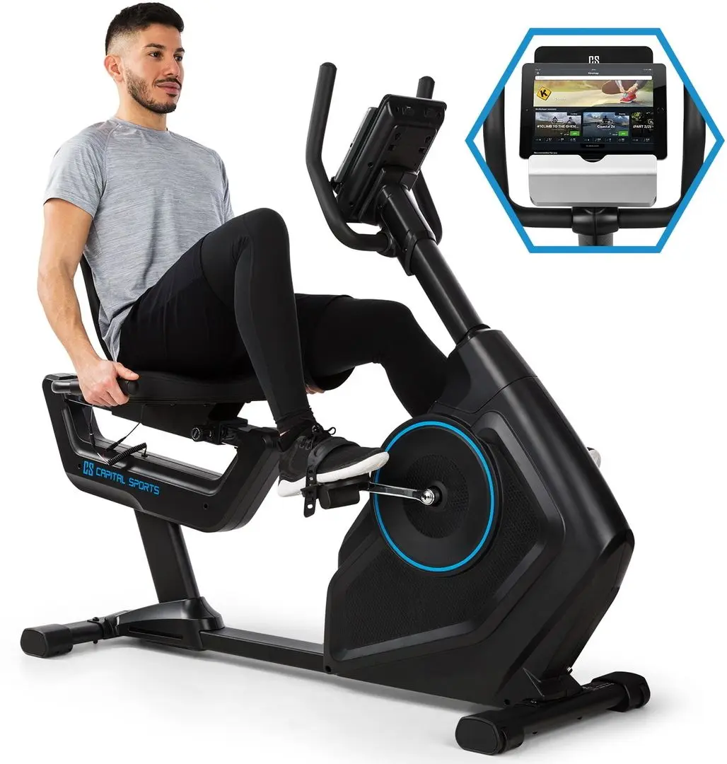 Велотренажер Capital Sports Evo Delux (Black) - 6