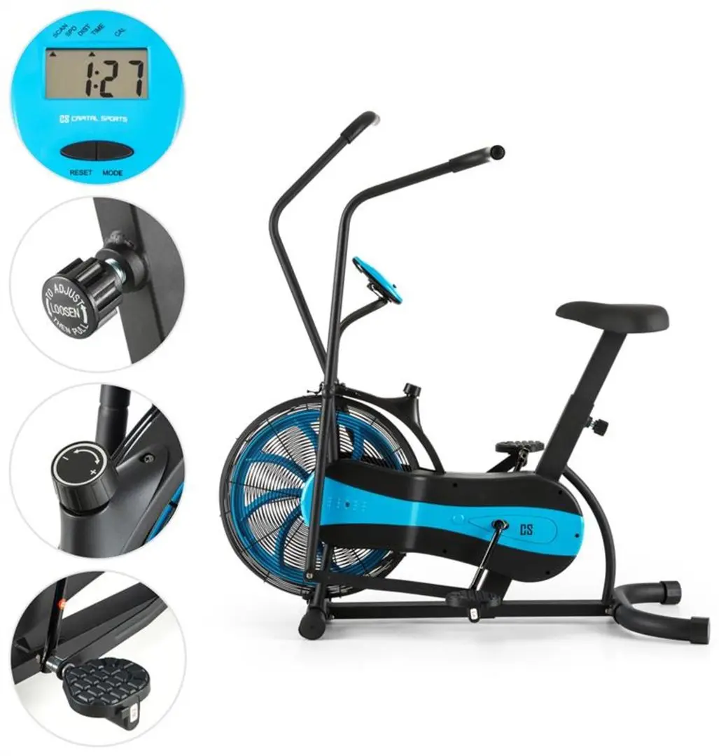 Велотренажер Capital Sports Stormstrike 2k (Black/Blue)