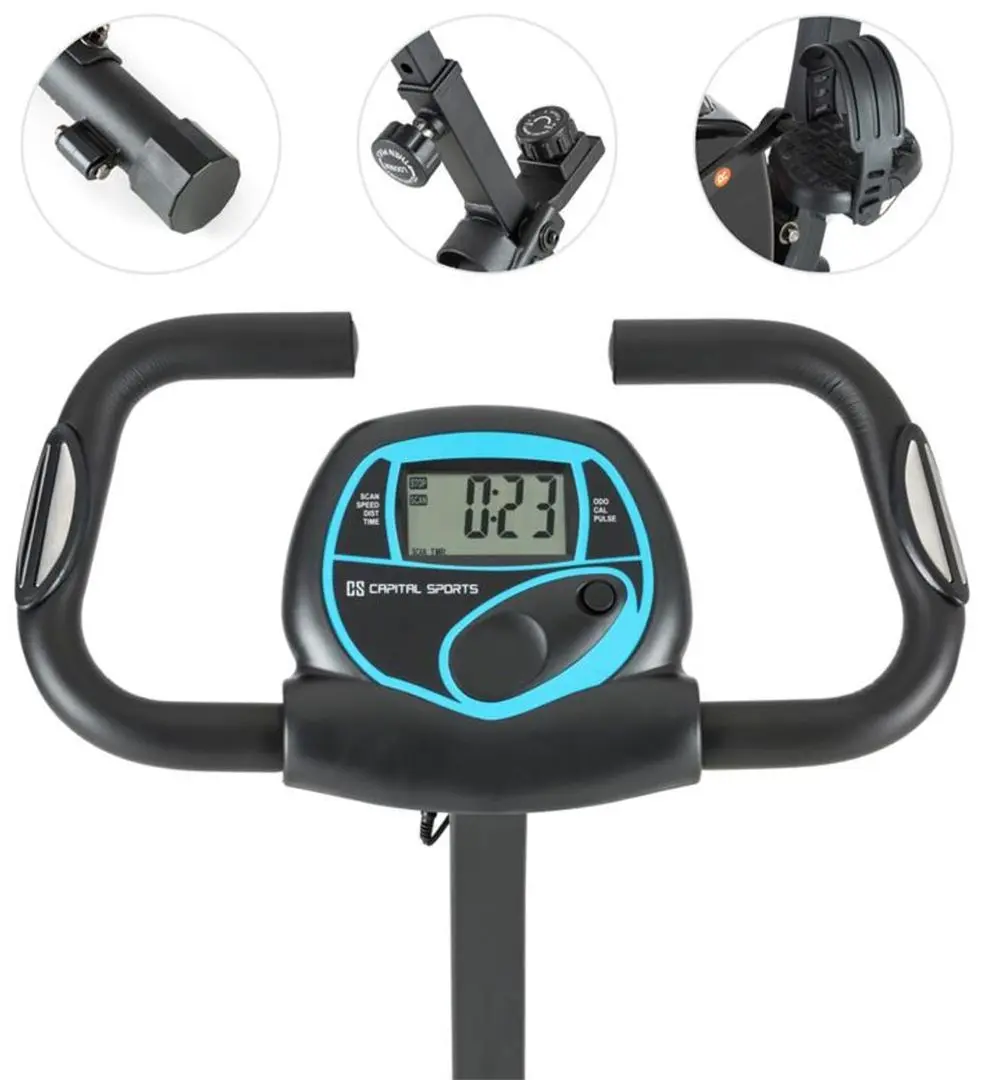 Велотренажер Capital Sports Trajector 10030431 (Black/Turquoise)
