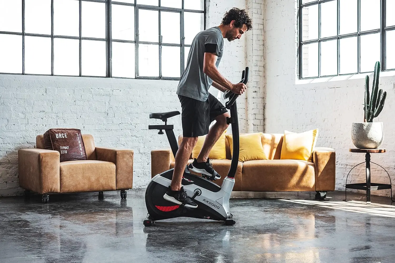 Bicicleta fitness Christopeit Sport AX 2000 (Silver/Black)