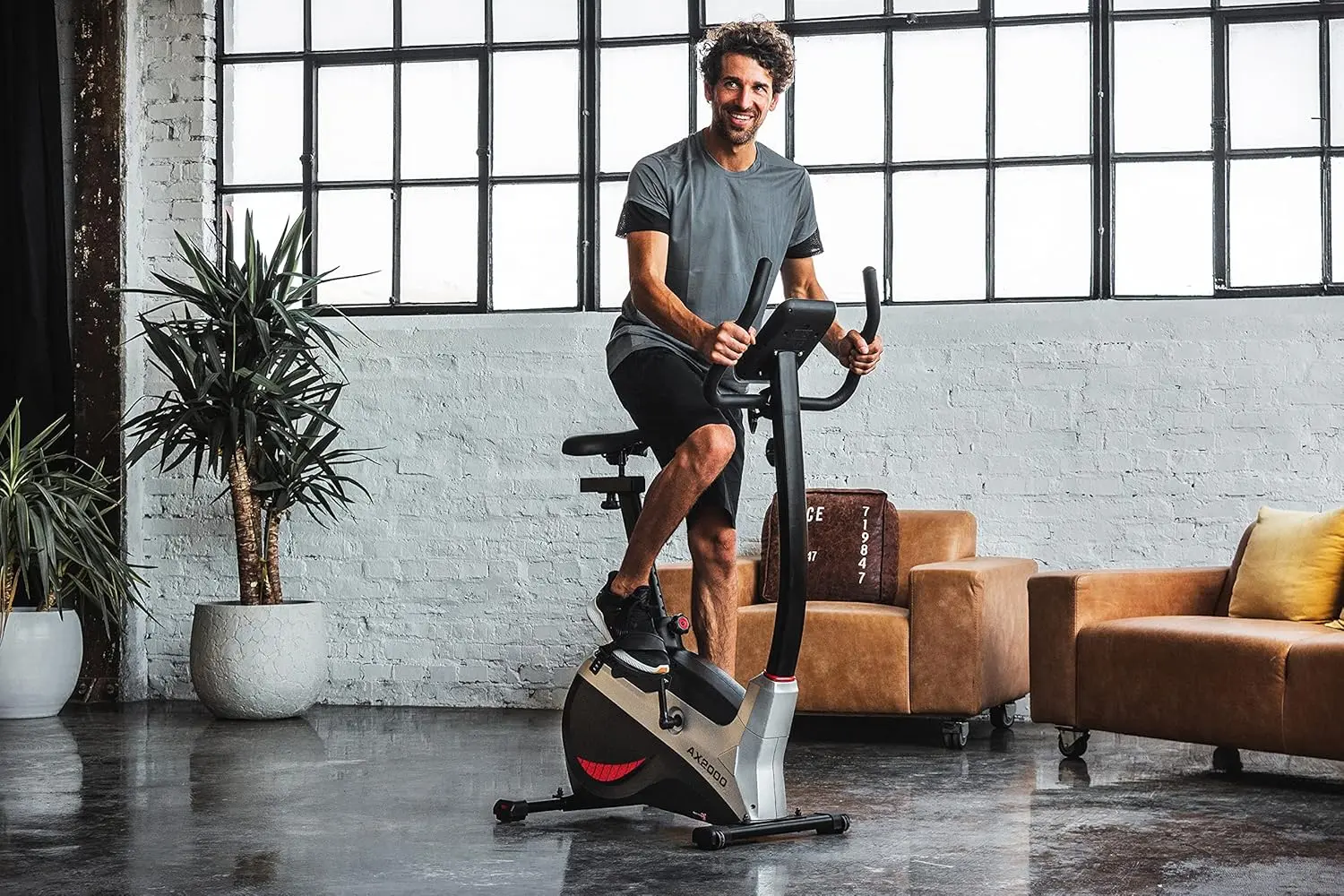 Bicicleta fitness Christopeit Sport AX 2000 (Silver/Black)