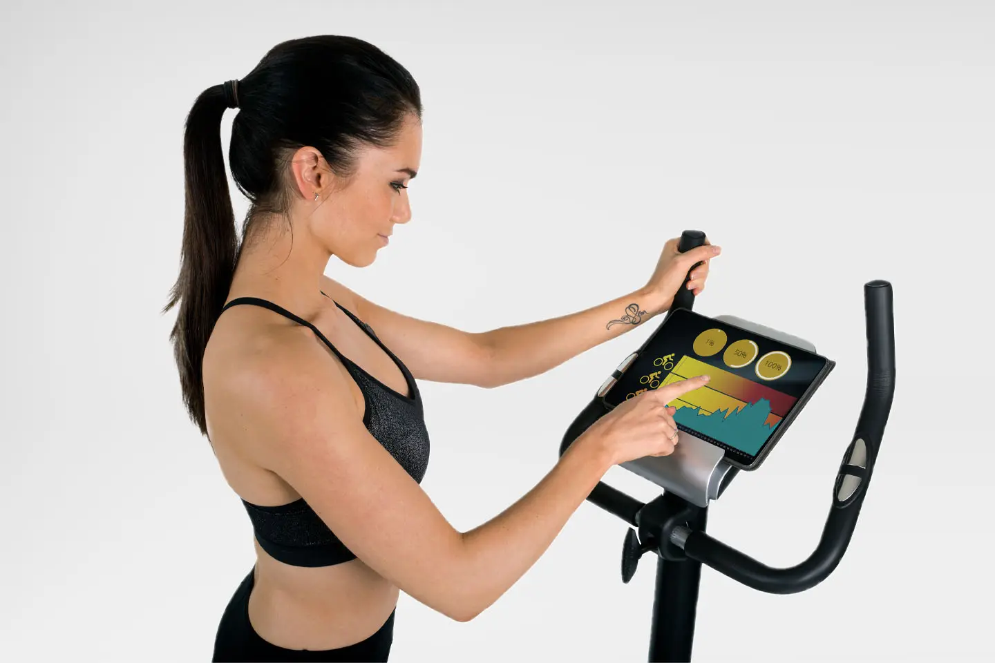 Bicicleta fitness Christopeit Sport BT4 (Black)