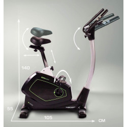 Bicicleta fitness Christopeit Sport ECO 1000 (Black) Thumb