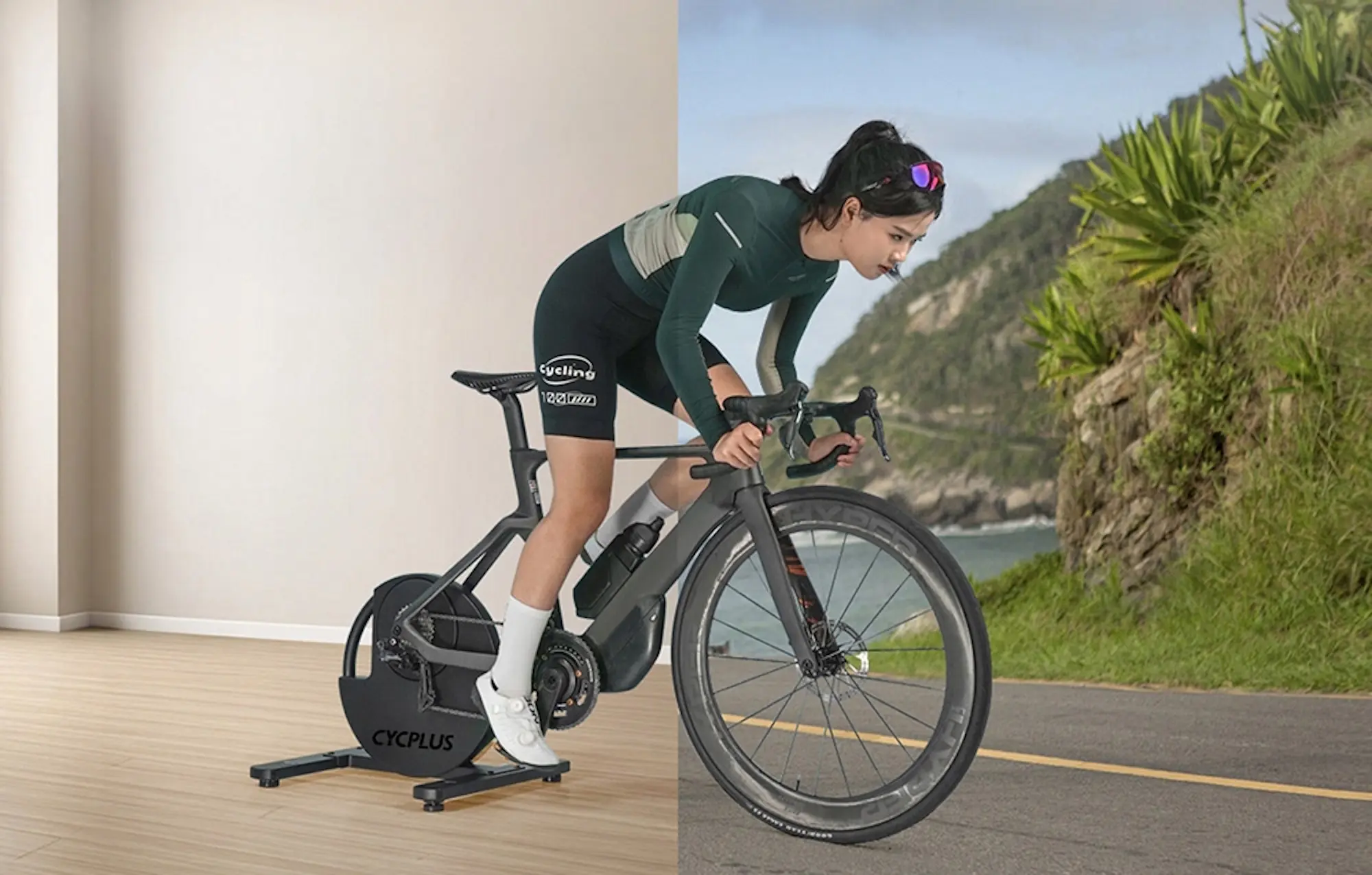 Мини велотренажер Cycplus R200 (Black) - 4
